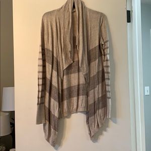 Tan Stripe cardigan